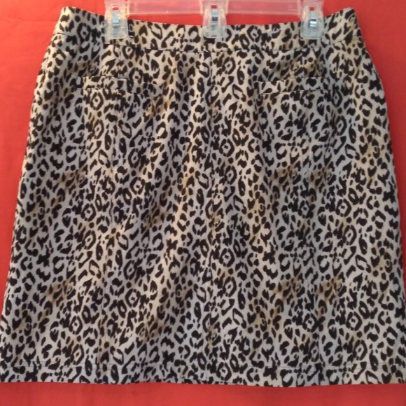Chico's Zenergy | Skirts | Zenergy Animal Print Golf Skirt Size | Poshmark